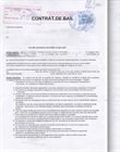 Contrat de bail enregisté aux impôts